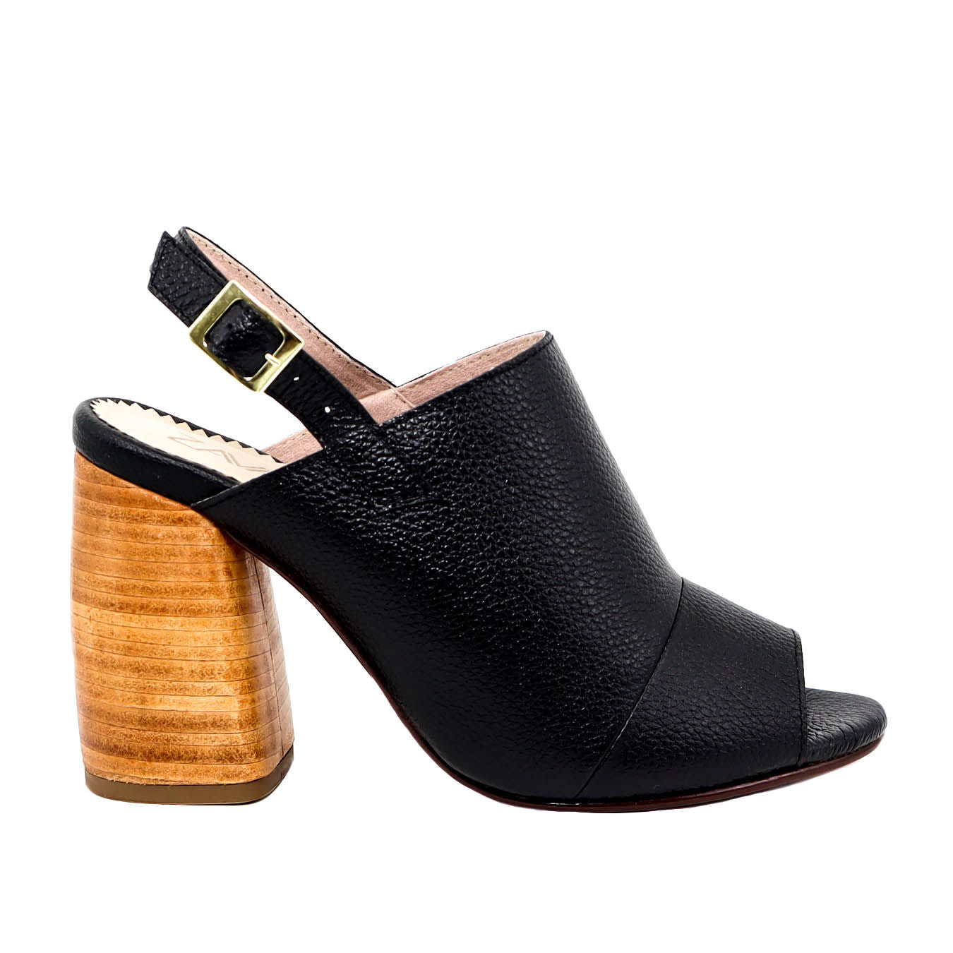 Sandalia tacon negro para mujer ANGELA-Z11