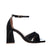 Sandalia tacon negro charol para mujer C10-Z226
