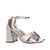 Sandalia tacon plata para mujer C10-Z226