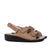 Romulo sandalia camel cuero para mujer H-BELEN