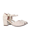 Sandalia tacon talco cuero para mujer H-GRETA
