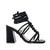 Sandalia tacon negro para mujer J11-Z471