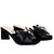 Sandalia tacon negro nobuck para mujer JK908-Z144