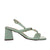 Sandalia tacon verde para mujer PS181-Z558