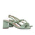 Sandalia tacon verde para mujer PS181-Z558
