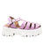 Plataforma baja lila charol para mujer S502-Z84