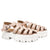 Plataforma baja nude charol para mujer S502-Z84