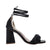 Sandalia tacon negro para mujer T28-Z471