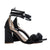 Sandalia tacon negro para mujer T28-Z471