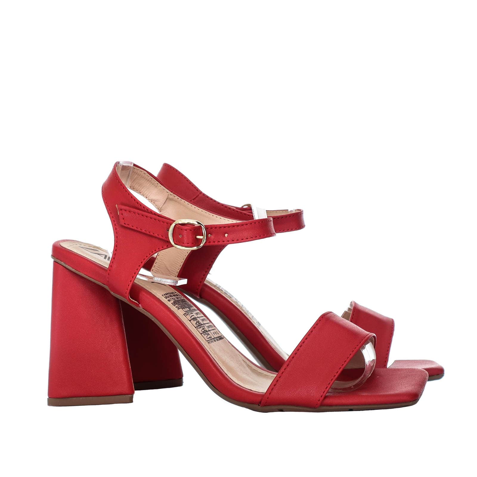 Sandalia tacon rojo para mujer T30-Z471