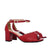 Sandalia tacon rojo para mujer T721-1-Z03