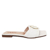 Sandalia plana talco para mujer V593-Z84