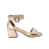 Sandalia tacon oro rosa metalizado para mujer 2350-Z148