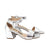 Sandalia tacon plata metalizado para mujer 2350-Z148