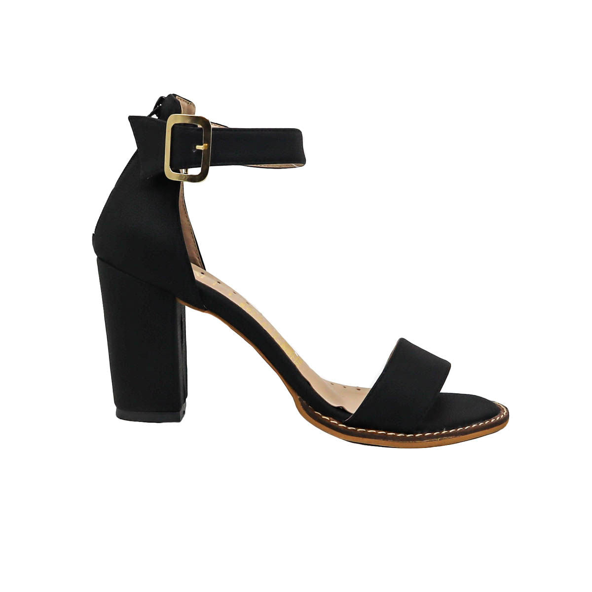 Sandalia tacon negro para mujer 856-Z310
