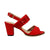 Sandalia tacon rojo para mujer 875-Z310