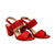 Sandalia tacon rojo para mujer 875-Z310
