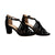 Sandalia tacon negro para mujer 234-Z187