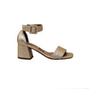 Sandalia tacon champaña para mujer 2350-Z148