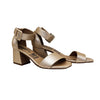 Sandalia tacon champaña para mujer 2350-Z148