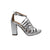 Sandalia tacon plata para mujer 239-Z187