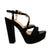 Plataforma tacon negro charol para mujer 2271-Z282