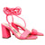 Sandalia tacon fucsia para mujer 2528-Z148