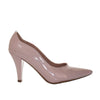 Tacon nude charol para mujer 3132-Z134