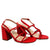 Sandalia tacon rojo para mujer 705-Z191