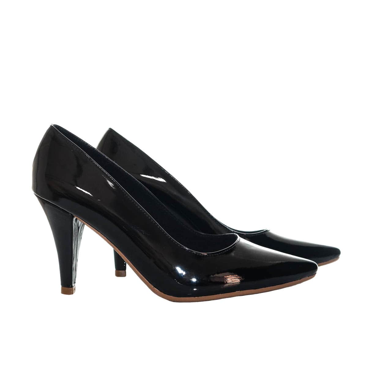 Tacon negro charol para mujer 7110-Z134