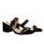 Sandalia tacon negro para mujer Q40-Z471
