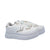 Tenis blanco x oro rosa para mujer 1140-Z518