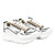 Tenis blanco x beige para mujer 154-Z273