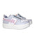 Tenis gris x blanco x palo rosa para mujer 163-Z273
