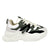 Tenis perla x verde militar para mujer 2206-Z536