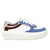 Tenis blanco x azul para mujer 226-Z173