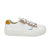 Tenis blanco x beige x naranja para mujer 232-Z173