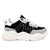 Tenis gris x negro x blanco para mujer 382-Z329