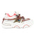 Tenis crema x coral para mujer 556-Z419