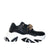 Tenis negro x dorado para mujer 616-Z419