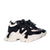 Tenis beige x negro para mujer 630-Z375