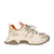 Tenis beige x naranja para mujer 631-Z419