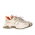 Tenis beige x naranja para mujer 631-Z419