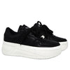 Tenis negroxvainilla para mujer TA778