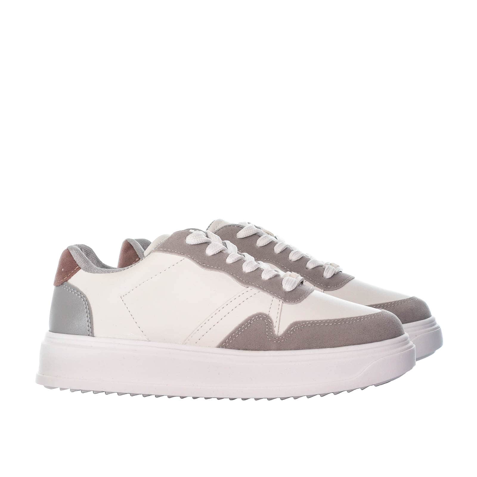 Tenis talco x rosa x gris para mujer TA802-1