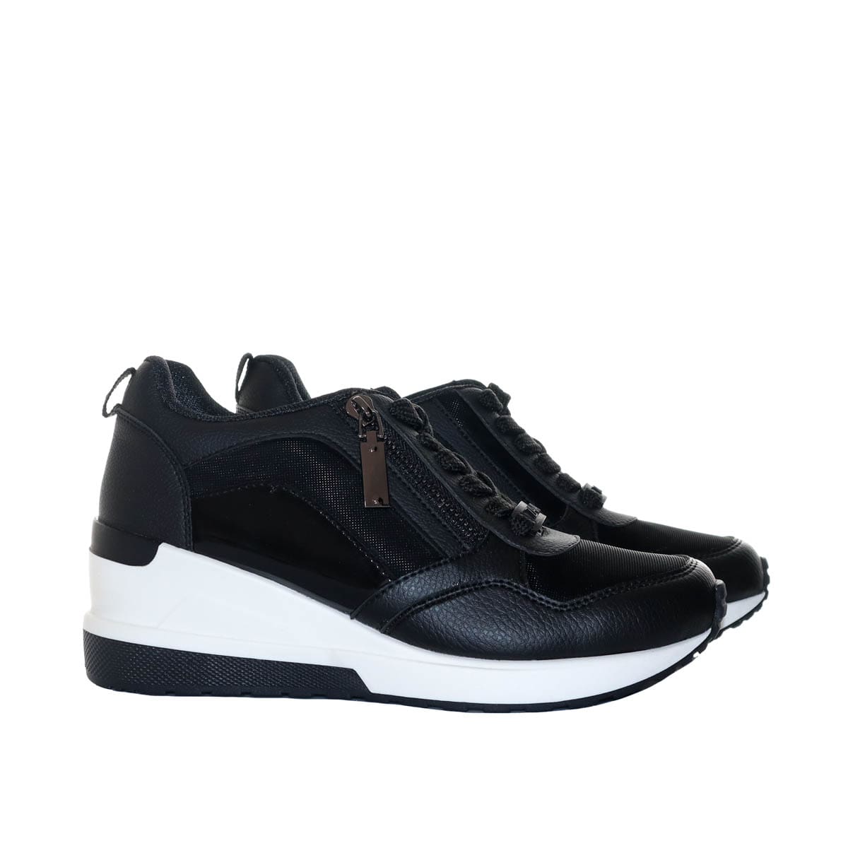 Tenis completamente negro mujer deals