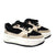 Tenis negro x beige x gris para mujer TA870
