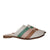 Zueco beige x verde x nude x miel para mujer 1392-Z147