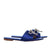Sandalia plana azul para mujer 1610-Z278